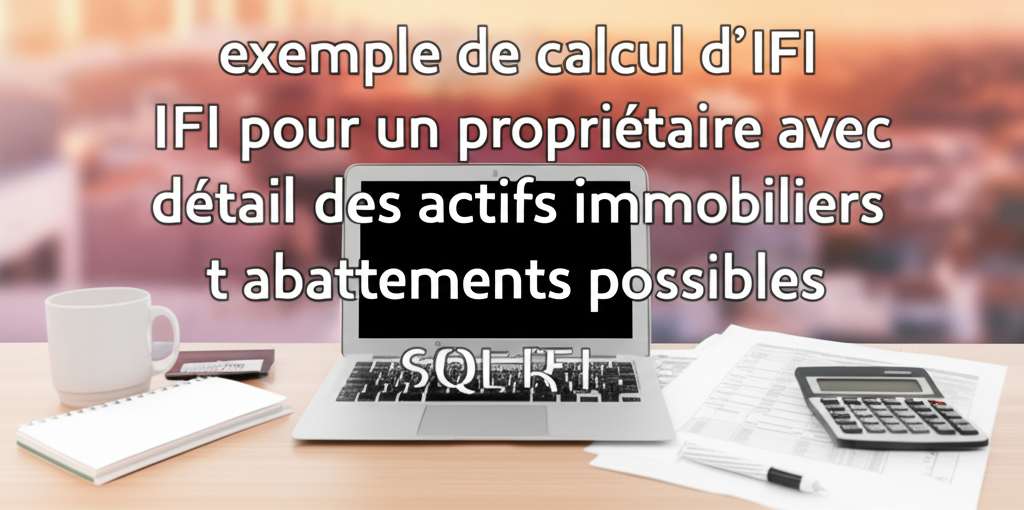 Exemple de calcul de l'IFI